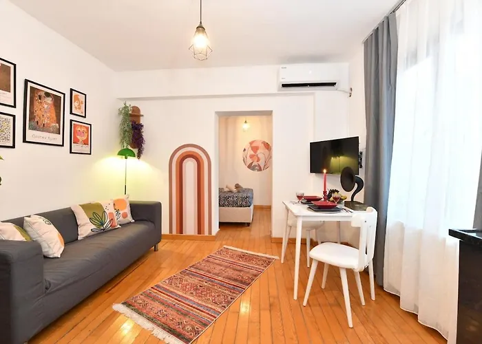 Cute Flat Vintage Design Ac Galata Apartmán *