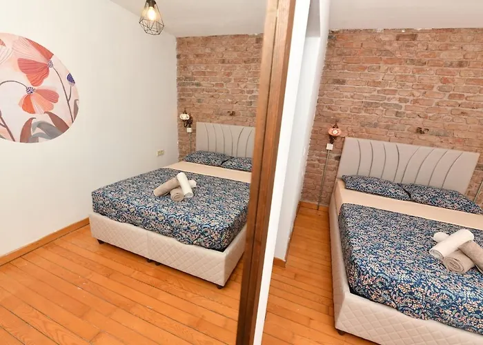 Cute Flat Vintage Design Ac Galata Apartmán